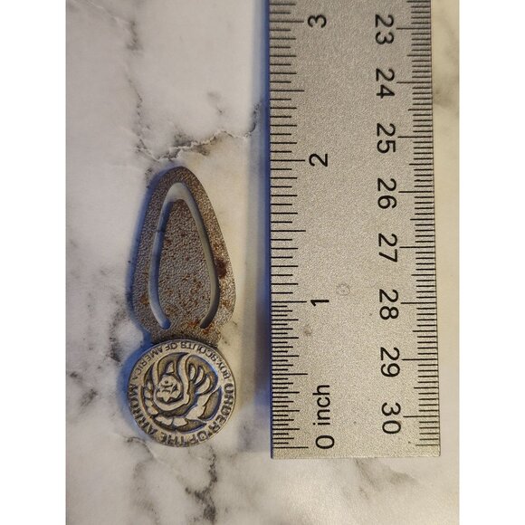 Vintage Boy Scouts Of America Order Of The Arrow Metal Bookmark - Picture 3 of 3
